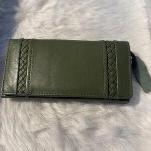 Olive Green Genuine Leather Wallet